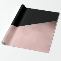 elegantens moderna faux ro guld svart geometri