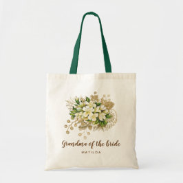 Elegantens moderna guld-blommigtens mormor från br tygkasse