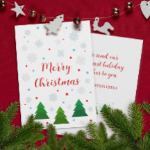 Elegantens moderna Julgranar och snöflingor