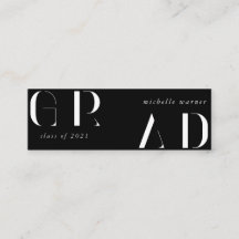 elegantens moderna manus-studenten namn-kort