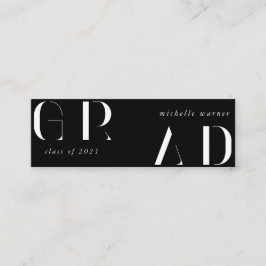 elegantens moderna manus-studenten namn-kort mini visitkort