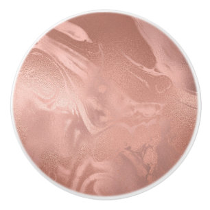 Elegantens moderna marmor av kopparkoppar från ro knopp