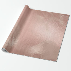 Elegantens moderna marmor av kopparmarmor ro guld  presentpapper