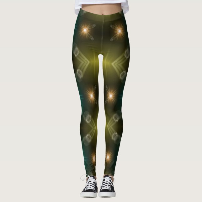Elegantens moderna retroleggins leggings (Framsida)
