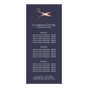 Elegantens moderna ro-saxsax, hårstylist reklamkort
