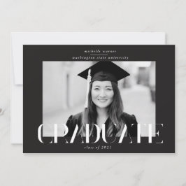 elegantens moderna student-meddelande för skript inbjudningar