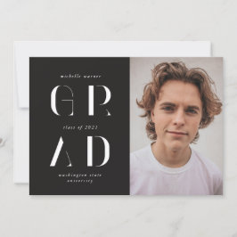 elegantens moderna student-meddelande för skript inbjudningar