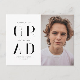 elegantens moderna studenten-meddelande för skript vykort