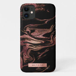 Elegantens moderna svart marmor av kopparkoppar fr