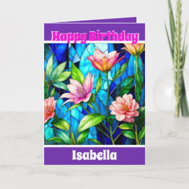 Elegantens moderna unika Blommigt-samling Kort