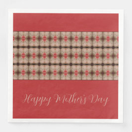 Elegantens mönstrade designer pappersservett