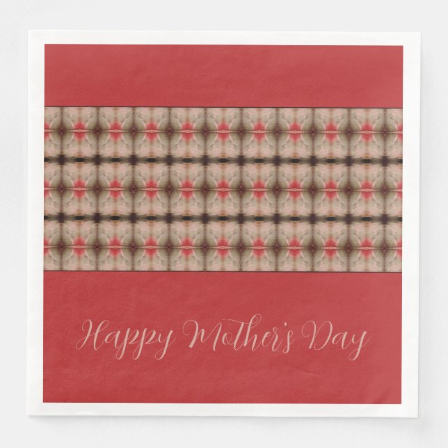 Elegantens mönstrade designer pappersservett (Framsida)