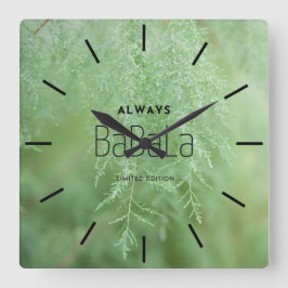 Elegantens Personlig Krylväggslås Fyrkantig Klocka