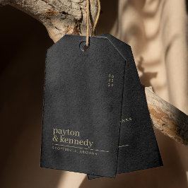 Elegantens Personlig med Tacken Namn Bröllop Presentetikett