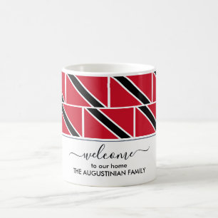 Elegantens Personlig Välkommen TRINIDAD-FLAGGA Kaffemugg