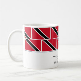 Elegantens Personlig Välkommen TRINIDAD-FLAGGA Kaffemugg
