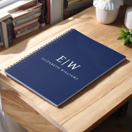 Elegantens Professionell Enkel monogram-minimalist Anteckningsbok