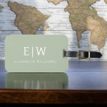 Elegantens Professionell Enkel monogram-minimalist Bagagebricka<br><div class="desc">Vi presenterar vår Professionell för Elegant Enkel monogram Minimalistisk insamling: Öka stil med tidlös sofistikering och underskattad elegans. Den här samlingen är utformad med stor noggrannhet och innehåller minimalistiska utformningar som är anpassade till din personlig monogram. Varje biet utstrålar professionalism och förfining, perfekt för att skapar ett varaktigt intryck i...</div>