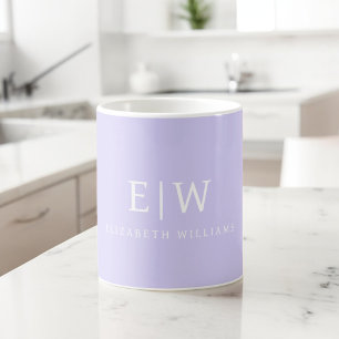 Elegantens Professionell Enkel monogram-minimalist Kaffemugg