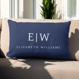 Elegantens Professionell Enkel monogram-minimalist Lumbarkudde