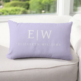 Elegantens Professionell Enkel monogram-minimalist Lumbarkudde