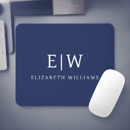 Elegantens Professionell Enkel monogram-minimalist Musmatta