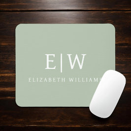 Elegantens Professionell Enkel monogram-minimalist Musmatta