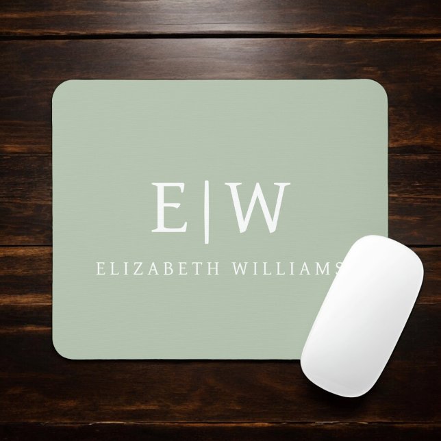 Elegantens Professionell Enkel monogram-minimalist Musmatta (Skapare uppladdad)