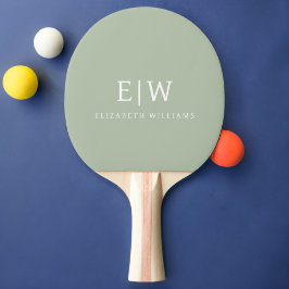 Elegantens Professionell Enkel monogram-minimalist Pingisracket