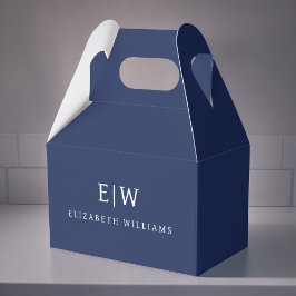 Elegantens Professionell Enkel monogram-minimalist Presentaskar