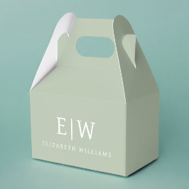 Elegantens Professionell Enkel monogram-minimalist Presentaskar