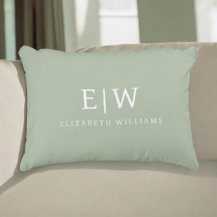 Elegantens Professionell Enkel monogram-minimalist Prydnadskudde