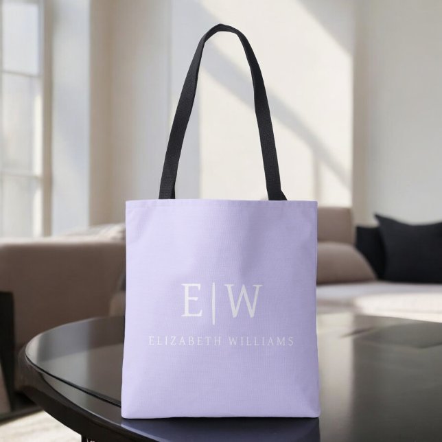 Elegantens Professionell Enkel monogram-minimalist Tygkasse (Skapare uppladdad)