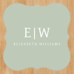 Elegantens Professionell Enkel monogram-minimalist Underlägg Papper<br><div class="desc">Vi presenterar vår Professionell för Elegant Enkel monogram Minimalistisk insamling: Öka stil med tidlös sofistikering och underskattad elegans. Den här samlingen är utformad med stor noggrannhet och innehåller minimalistiska utformningar som är anpassade till din personlig monogram. Varje biet utstrålar professionalism och förfining, perfekt för att skapar ett varaktigt intryck i...</div>