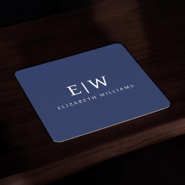 Elegantens Professionell Enkel monogram-minimalist Underlägg Papper Kvadrat