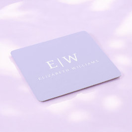 Elegantens Professionell Enkel monogram-minimalist Underlägg Papper Kvadrat