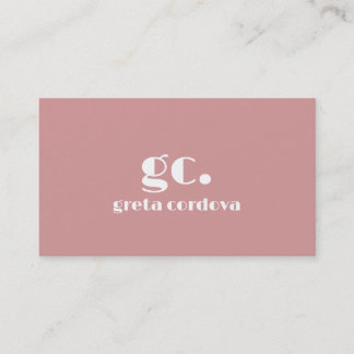 Elegantens Professionell Enkel monogram minimalist Visitkort