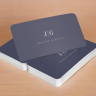 Elegantens Professionell Enkel monogram-minimalist Visitkort