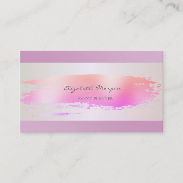 Elegantens Professionell Modern, Penseldrag Visitkort (Framsida)