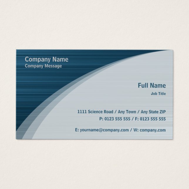 Elegantens Professionell Visitkort (Framsidan)