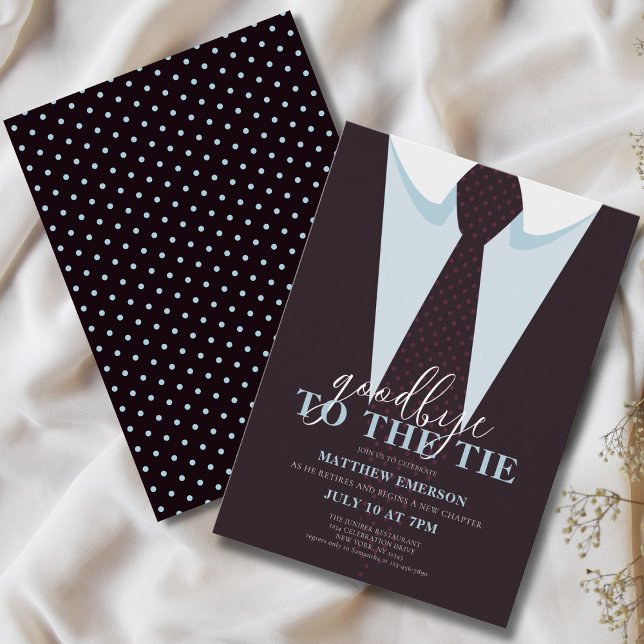 Elegantens Roligt Adjö till Manar Pension Inbjudningar (Skapare uppladdad)