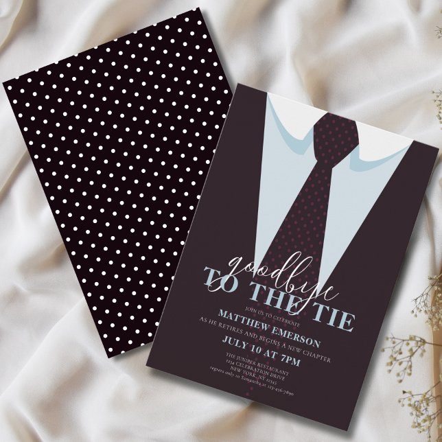 Elegantens Roligt Adjö till Manar Pension Inbjudningar (Skapare uppladdad)