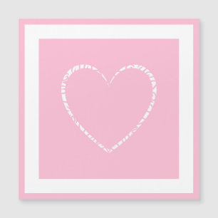 Elegantens Rosa Flower, Framed Valentine's Card
