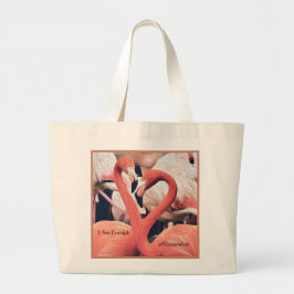 Elegantens Rosa... Jag är nog Ord citerar motivera Jumbo Tygkasse