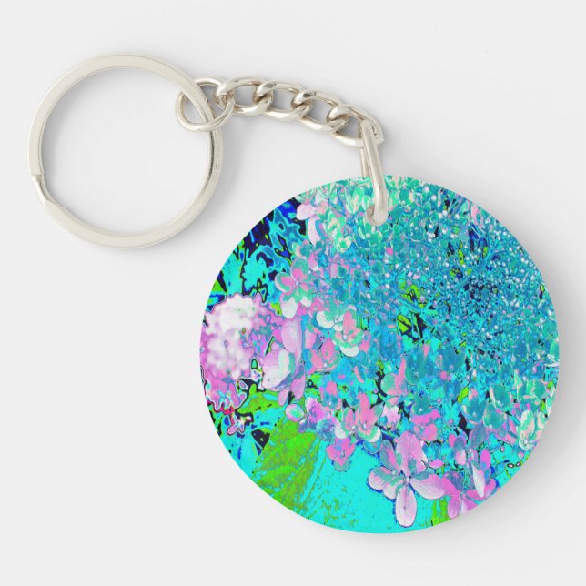 Elegantens Rosa och Blue Limelight Hydrangea (Framsidan)