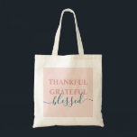 Elegantens  rosa tacksamt välsignad tygkasse<br><div class="desc">Elegant  rosa tack och lov välsignad med väskan</div>