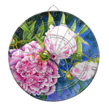 Elegantens rosa, vit klassisk blommigt med vattenf