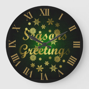 Elegantens Säsonhälsningar - julklapp Stor Klocka
