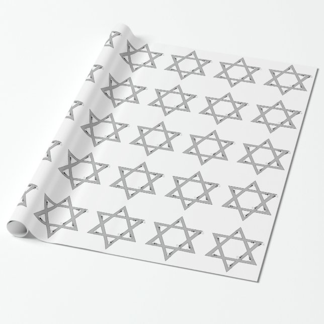 elegantens stjärnor för levande presentpapper (Utrullad)