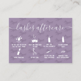 Elegantens tankstreck efter lila visitkort